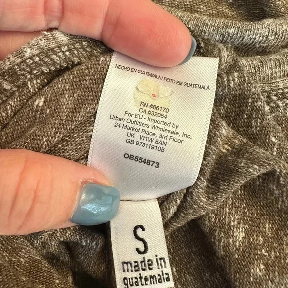 We The Free Heather Tan Sleeveless Tank Slouchy Madrid Top Mock Neck Boho Small - Picture 7 of 7